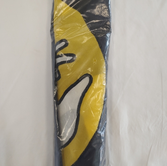 Vintage Fun Flag Halloween Ghost Banner Yard Flag 28"x40" Large Heavy Nylon NOS - Picture 6 of 7